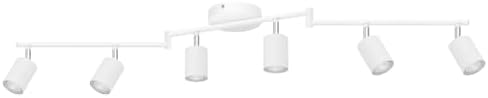 6-Light Track Ceiling Kit with Matte Black Finish