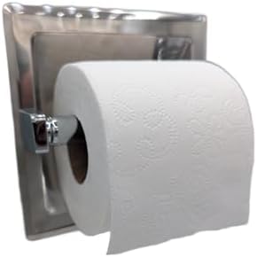 Stainless Steel Chrome Toilet Paper Holder Spring-Loaded