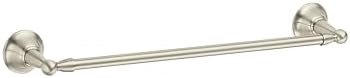 Men 24 Brushed Nickel Towel Bar
