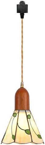 Retro Green Leaves Pendant Light