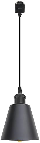 Modern Black Track Pendant Light for Restaurant Use