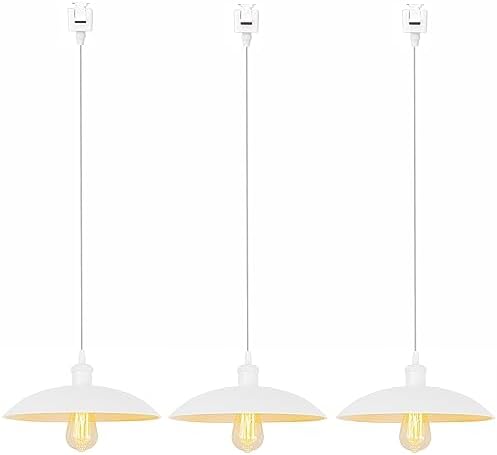 Modern J-Type Track Pendant White
