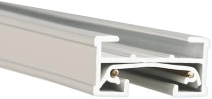 WAC Lighting 8FT Single Circuit Track with 2 Endcaps White