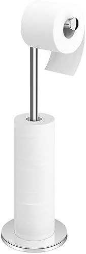 TACGEA Stainless Steel Toilet Paper Holder 4 Rolls Space-Saving Design