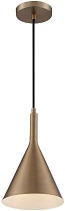 Nuvo Lightcap-1 Pendant Light Mid-Century Modern Matte Black 775x125-Inch