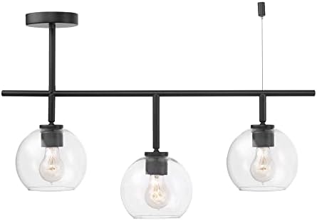 Globe Electric Mika 3-Light Track Lighting Matte Black 1