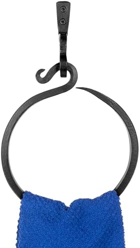 Stur-De Handmade Wrought Iron Towel Ring for Kitchen Bathroom
