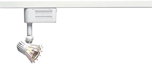 White Ribbed Track Lighting Kit for Ceilings
