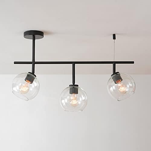 Globe Electric Mika 3-Light Track Lighting Matte Black 1