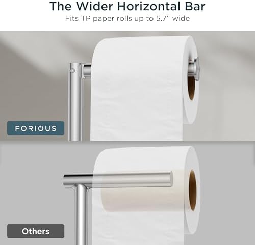 FORIOUS High-End Toile Paper Holder Stand