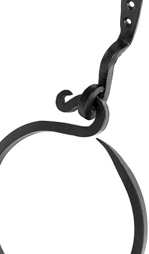 Stur-De Handmade Wrought Iron Towel Ring for Kitchen Bathroom