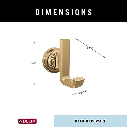 Delta Tetra Double Robe Towel Hook