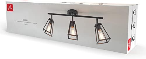 Globe Electric Industrial Track LightingFixture Matte Black