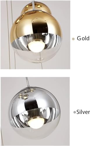 Modern Glass Spiral Stair Chandelier with Adjustable Hanging Wire