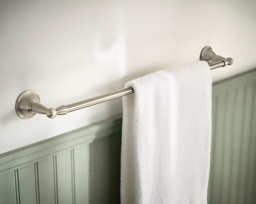 Men 24 Brushed Nickel Towel Bar