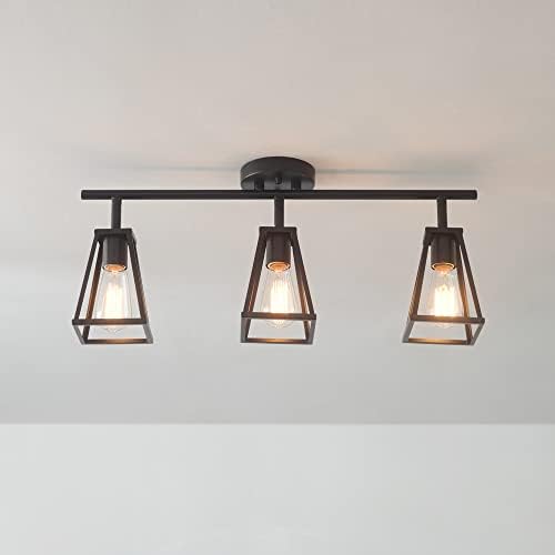 Globe Electric Industrial Track LightingFixture Matte Black