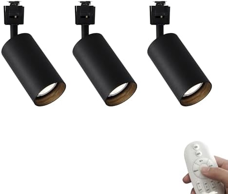 Adjustable Modern Black Track Lighting Set for Home Use