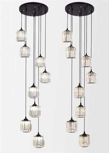 Dongao Duplex Spiral Hanging Chandelier