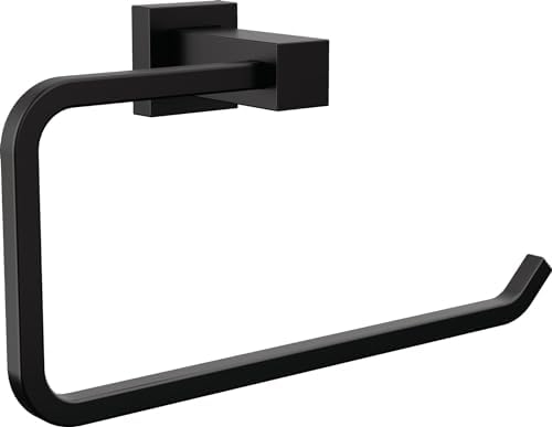 Delta Faucet Velum Towel Ring Black