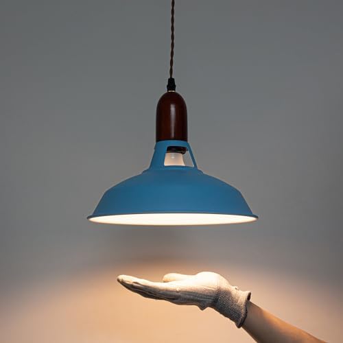 Adjustable Height Pendant Macaron Blue Rust-Proof 7W LED