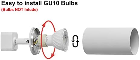 12-Light GU10 Track Lighting Kit with Modern Design