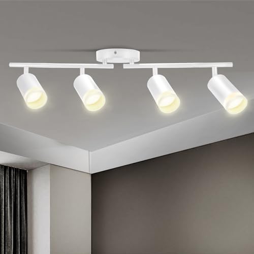Modern LED Track Lighting Kit for Kitchen Home Office and More