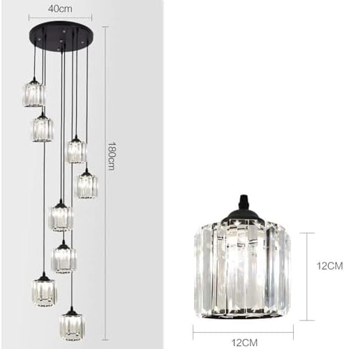 Dongao Duplex Spiral Hanging Chandelier