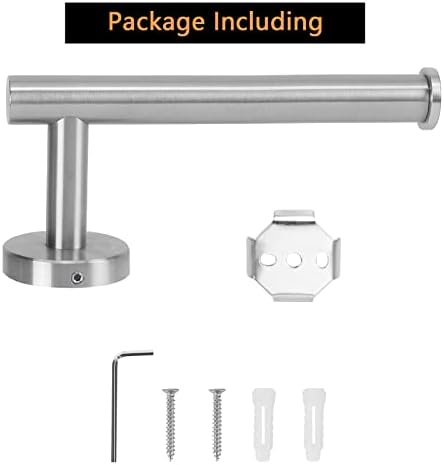 Premium Gold Toilet Paper Holder Rust-Proof Stainless Steel 2-Pack Brushed Nickel