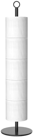 Stainless Steel Toilet Paper Holder Modern Design 5-6 Rolls Capacity