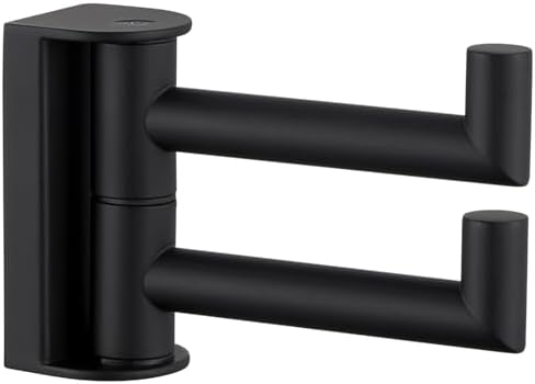 Sturdy 2-Arm bath Swivel Towel Holder for Home Kitchen