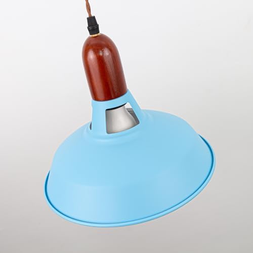 Adjustable Height Pendant Macaron Blue Rust-Proof 7W LED