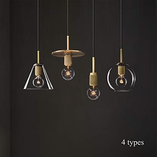Bright Elegant Dimmable Copper Pendant Light for Home
