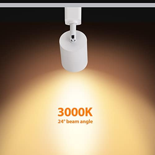 8-Piece 10W LED Track Lighting Heads CRI 90 3000K Warm White