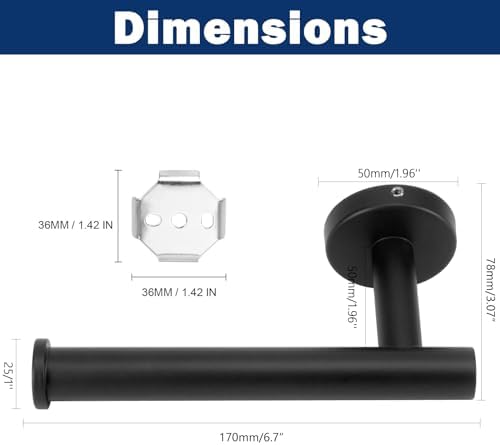 NearMoon Premium Stainless Steel Bathroom Toilet Paper Holder