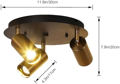 Adjustable Ceiling Spotlight with Color Changing RGB