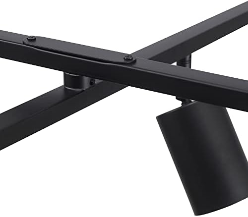 Globe Electric 59463 6-Light Track Lighting Matte Black