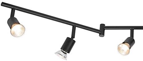 Globe Electric Payton 6-Foldable Track Lighting Matte Black - Modern Easy to Install