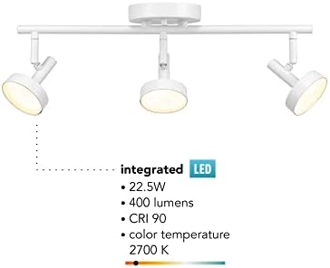 Intuitive Lighting Democracy Pivoting Track Lighting Kit for Home and Small Businesses