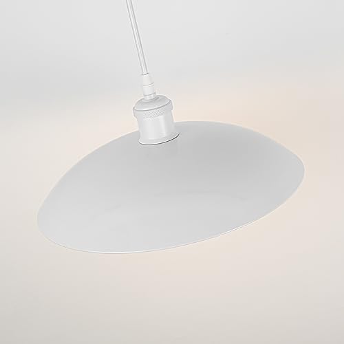 Modern J-Type Track Pendant White