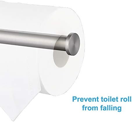 Tastos Stainless Steel Brushed Nickel Toilet Paper Holder