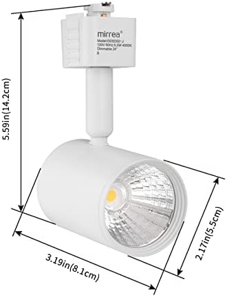 Mirrea Track Lighting Heads for Accent Task Use Cases