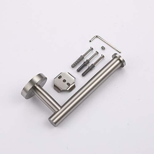 Tastos Stainless Steel Brushed Nickel Toilet Paper Holder