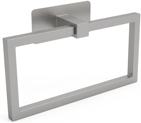 MIROAMZ Self-Adhesive 304 Stainless Steel Bath Towel Ring