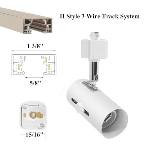 Taysing H System Track Lighting Heads PAR20-40 E26