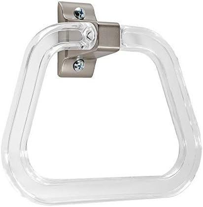 EZ-FLO Bathroom Towel Ring with Brushed Nickel