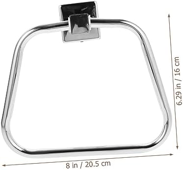 Garneck Modern Bathroom Towel Hanger Stainless Steel Round