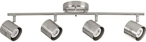 Progress Lighting Kitson Collection Brushed Nickel Multi-Directional Track - 4 Heads