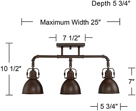 Pro Track Wesley 3-Head Ceiling Spot-Light Adjustable