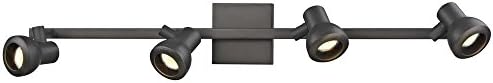 Dolan Track Light with 4 Spot Lights - Bronze - GU10 Base