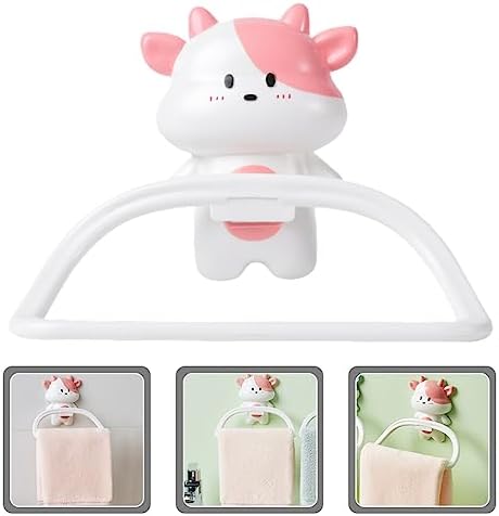 Cartoon Flat Ring Bathroom Towel Rack